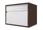 Preview: Briefkasten Huber Aluminium 300/400 Dunkelbraun IGP Classic 34